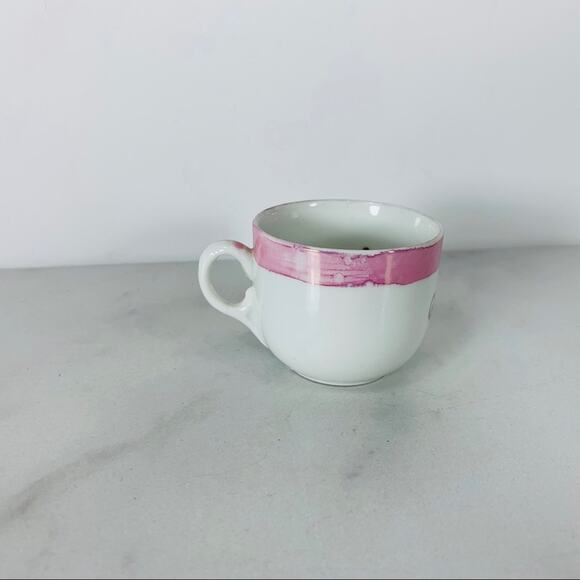 Demitasse Petite Mini Tea Cup Espresso Pink A gift - Picture 4 of 7